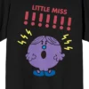 Mr. Men And Little Miss Meme Little Miss !!!!!!! Crew Neck Short Sleeve Women's Black T-shirt