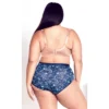 Women's Plus Size Basic Cotton Fashion 3 Pack Brief - Blue | AVENUE