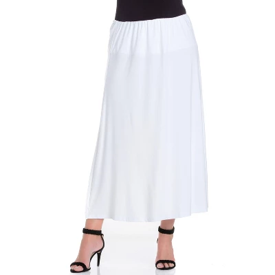 24seven Comfort Apparel Women's Plus Women's Maxi Skirt - Image 10