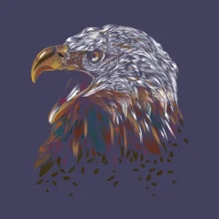 Women's Design By Humans WILD EAGLE By Dandingeroz Racerback Tank Top