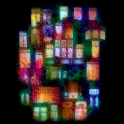 Women's Design By Humans Window Art By Hkartist Racerback Tank Top