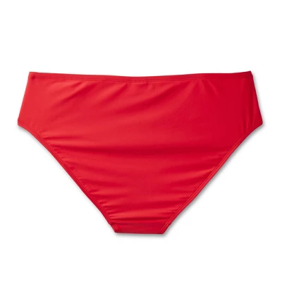 Women's Medium Coverage Bikini Bottom - Wild Fable⢠Red - Image 4