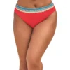 Swimsuits For All Women’s Plus Size Mentor Ribbed High Waist Bikini Bottom