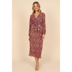 Petal And Pup Womens Minelli Pleat Midi Skirt